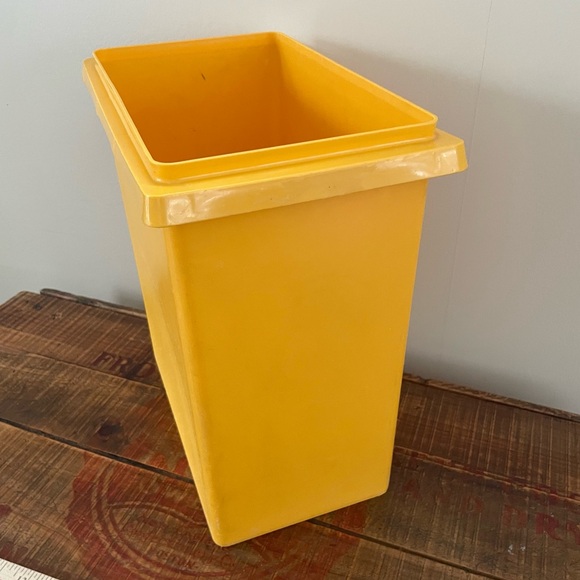 Vintage Tupperware 1430-4 Golden Harvest Sun Carry All Container Tote❤️ - Picture 6 of 9